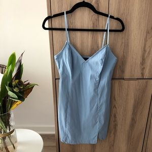 Super stretchy baby blue bodycon dress